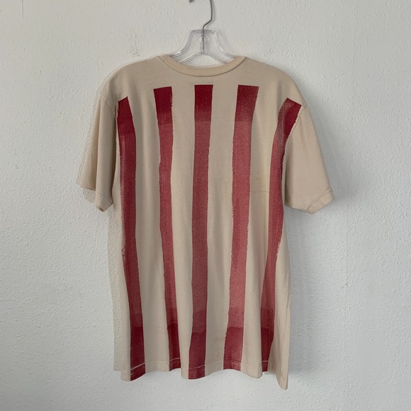 Nice Collective painted stripe & printed text tee - Picture 8 of 9